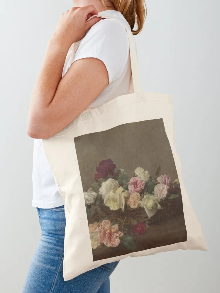 

Ignace-Henri-Theodore Fantin-Latour - A Basket Of Roses Tote Bag large size bags Women's bags cute pouch bag