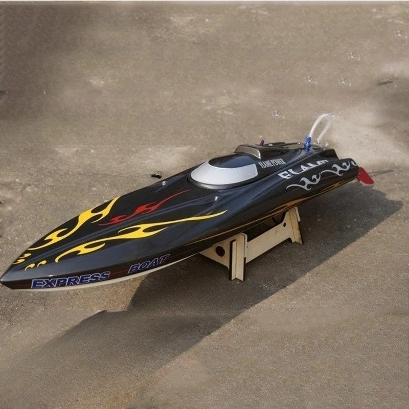 Bateau rapide électrique télécommandé 2.4G RTR, puissance sans balais, coque en fibre de verre, système de refroidissement par eau, modèle de bateau RC à grande vitesse