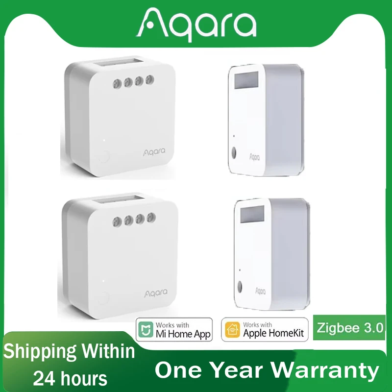 

Aqara Control ModuleT1 Zigbee 3.0 Wireless Smart Switch Single Channel Relay (Neutral Line Ver/Live Line Ver) Control Module