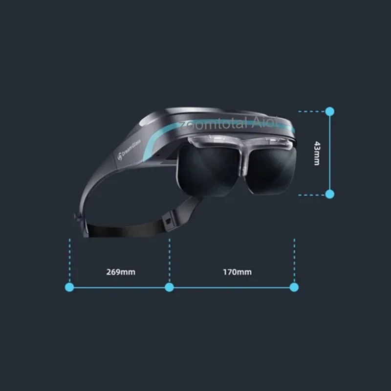 

eye glasses friendly AR smart glasses 4K/90 dgree/2D/3D simply plug and play for film and television/game//medical/industry2025