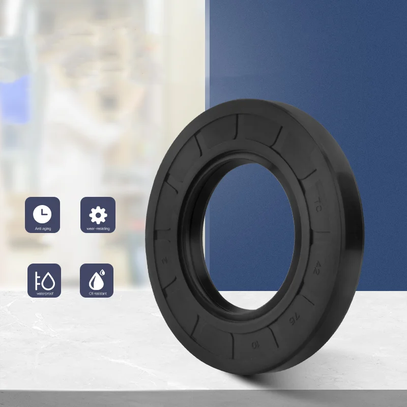 1Pcs ID 42mm/44mm NBR Oil Seal TC-42/44*50/52/54/55/56/57/58/60/62-75*5-12mm Skeleton Oil Seal Rings Double Lip Seal