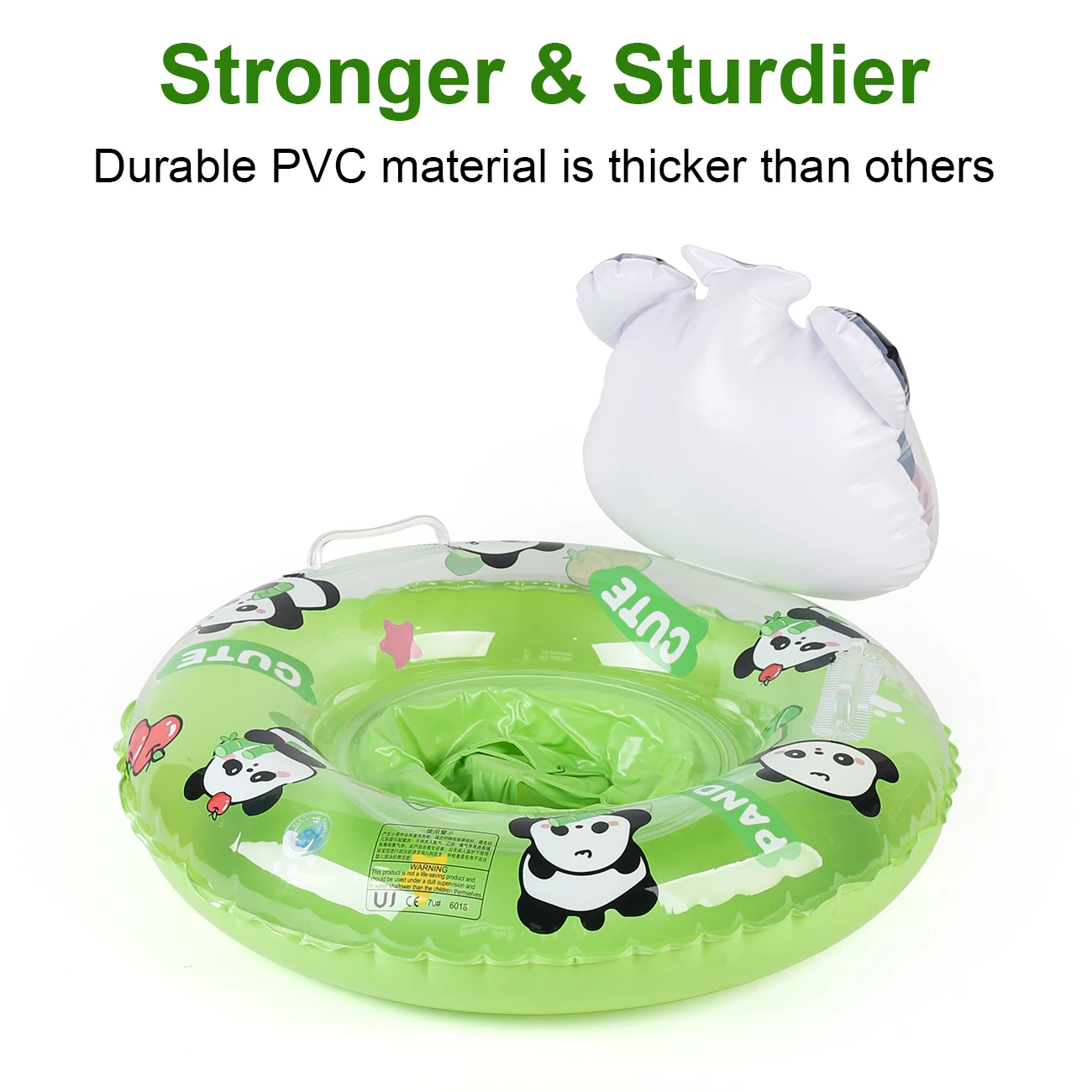 1PC Inflatable Panda Pool Floats, Inflatable Float Raft, Summer Fun Swimming Pool Beach Toys Party Outdoor Decorations