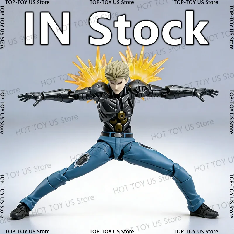 

New Ko Genos Kaiyodo Revoltech Yamaguchi One Punch Man Anime Action Figures Joint Movable Model Statue Toys Gifts