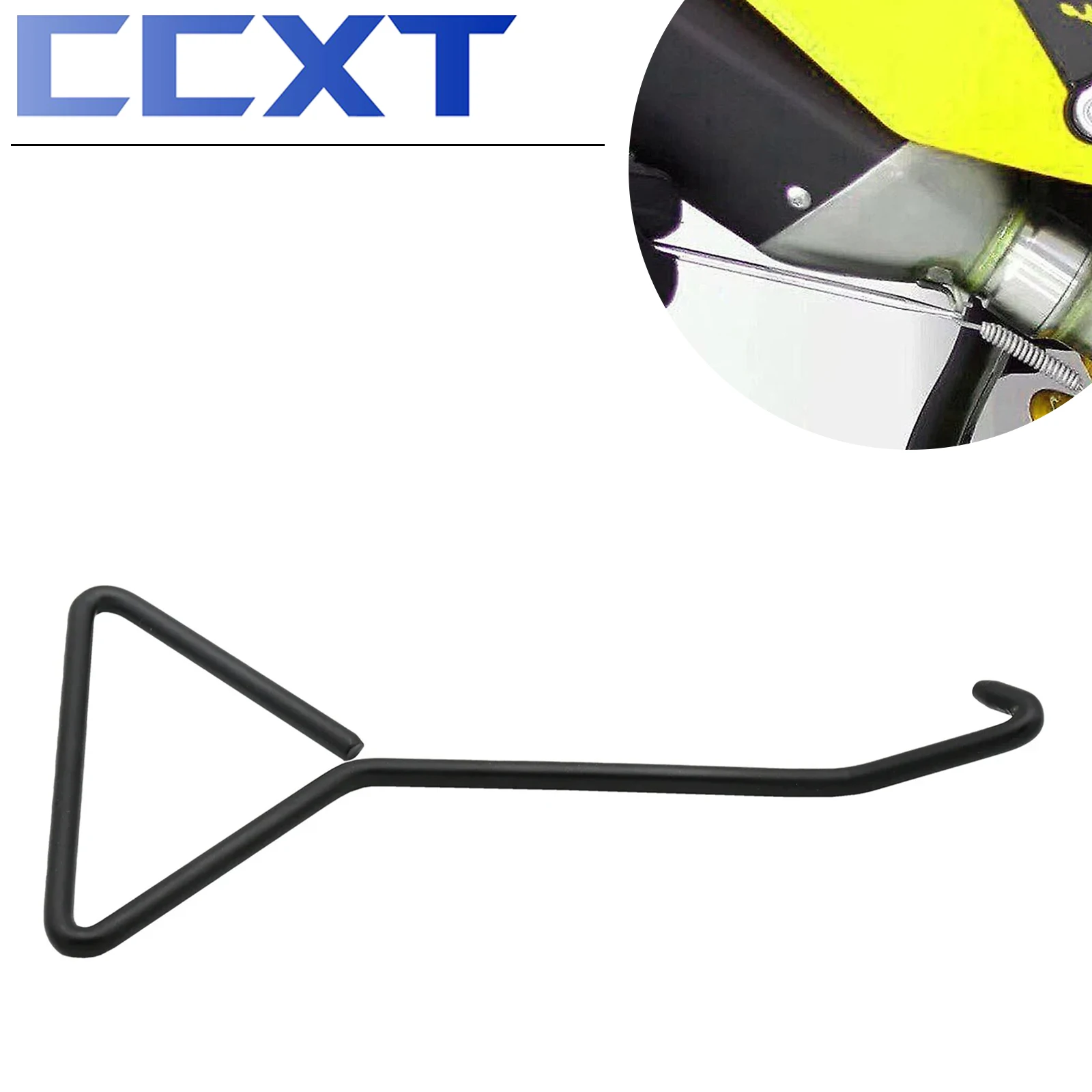 

Т-образный крючок для выхлопной пружины мотоцикла, инструмент для вытягивания крючка для Kawasaki KTM Yamaha Honda Husqvarna XC XCF EXC EXCF SX SXF YZ YZF