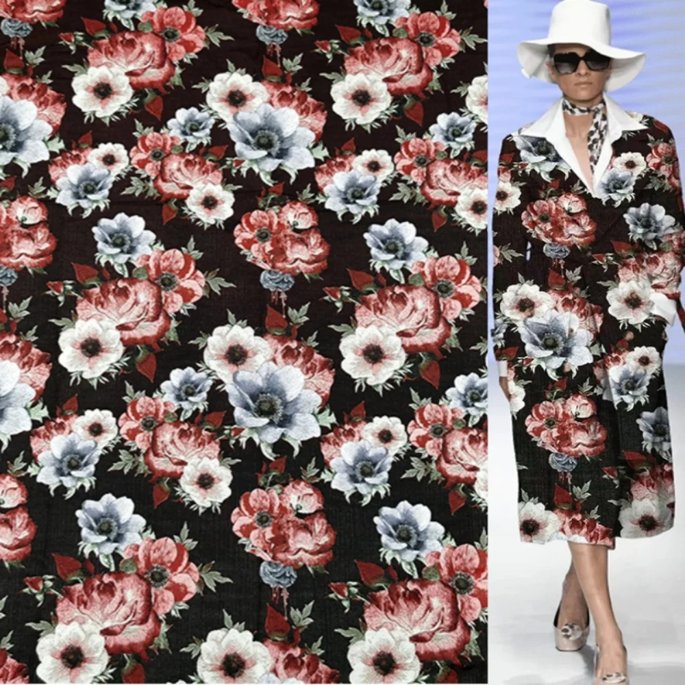 

Парчовая жаккардовая ткань, осенне-зимняя ветровка, костюм, платье, ткань, европейский бренд, модный дизайн, шить, оптовая продажа, материал на метр