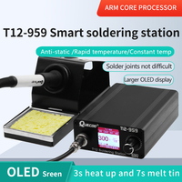 T12-959 V5.1 Soldering Station Electronic Soldering iron OLED bigger Digital display and 5pin 907 handle iron tip