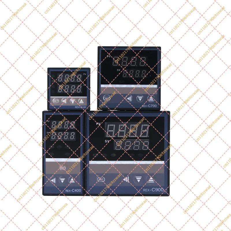 REX-C100 C400 C700 C900 PID Temperature Controller, Multi-Input Digital Thermostat with SSR/Relay Output