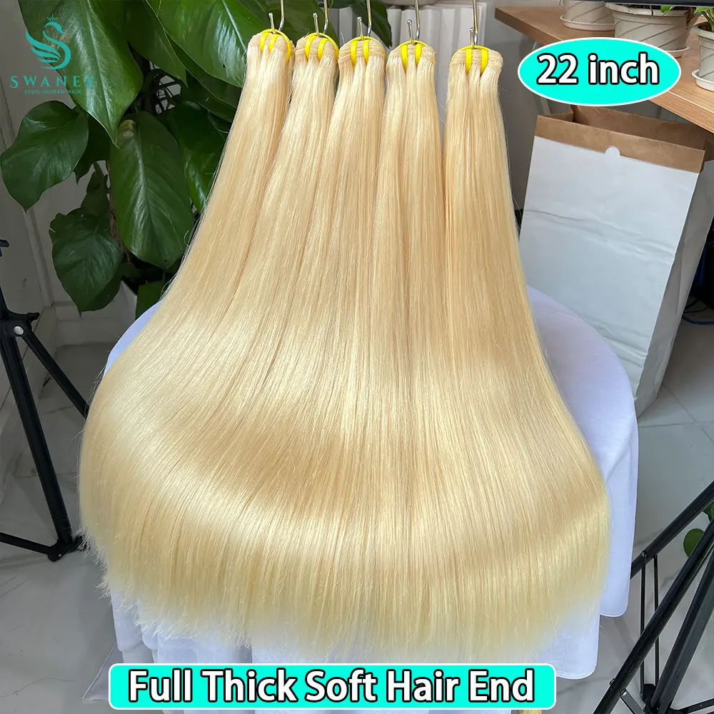 100% شعر بشري حقيقي ملحقات 613 لحمة مزدوجة العسل شعر أشقر حزمة الفيتنامية عذراء الشعر مستقيم النسيج الشعر للتضفير