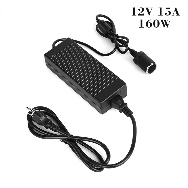 

Car Power Adapter AC to DC Converter 110V 240V to 12V 15A 160w Power Supply Cigarette Lighter Socket AC DC Transformer