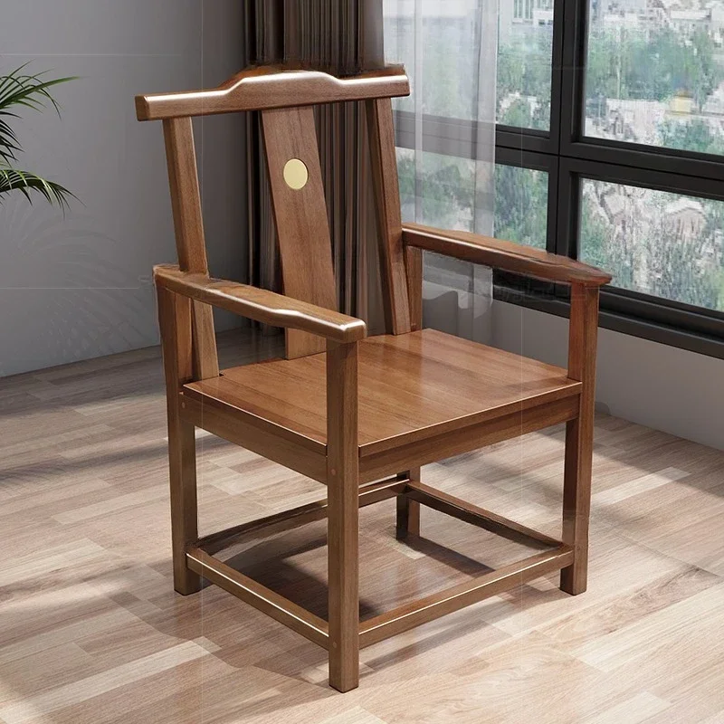 Dining chair Household tea table, chair, armchair, chair, official hat chair