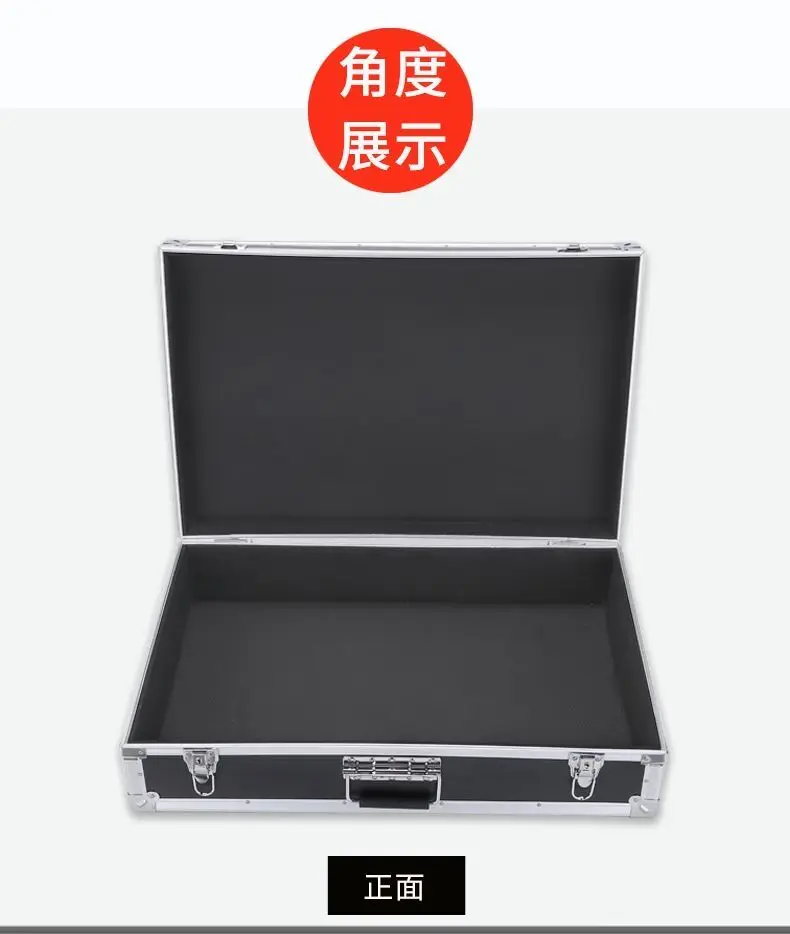 Portable Aluminium Computer Monitor Storage Box Protective Toolbox Screen Transport Display Carrying Case