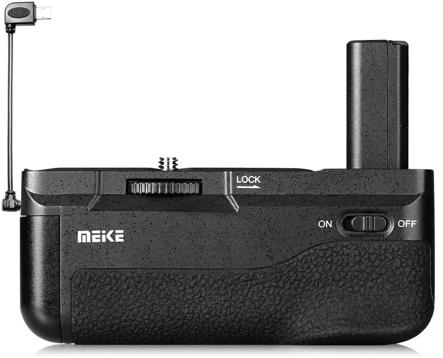 Meike-Battery Grip Trabalho para câmeras Sony, MK-A6300, A6000, A6100, A6300, A6400