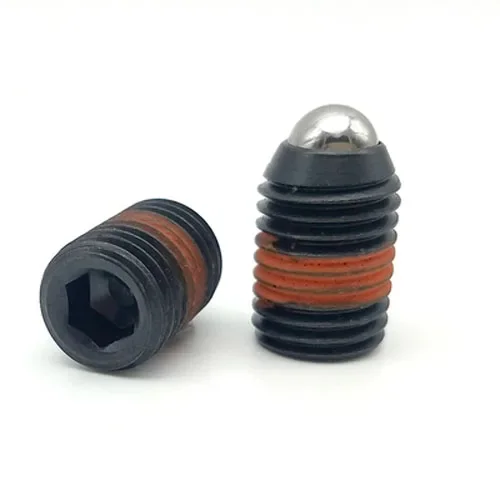 2pcs M8 M10 M12 M16 Light load type Ball plunger Threaded Spring lock pin Positioning beads Wave screw 15mm-25mm Length