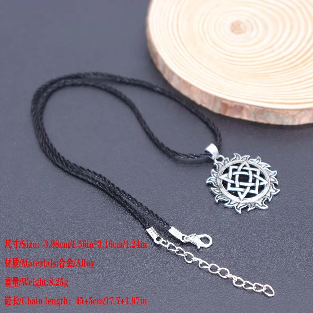 2024 new fashion alloy Sun pendant necklace temperament every clavicle chain men\'s and women\'s accessories accessories