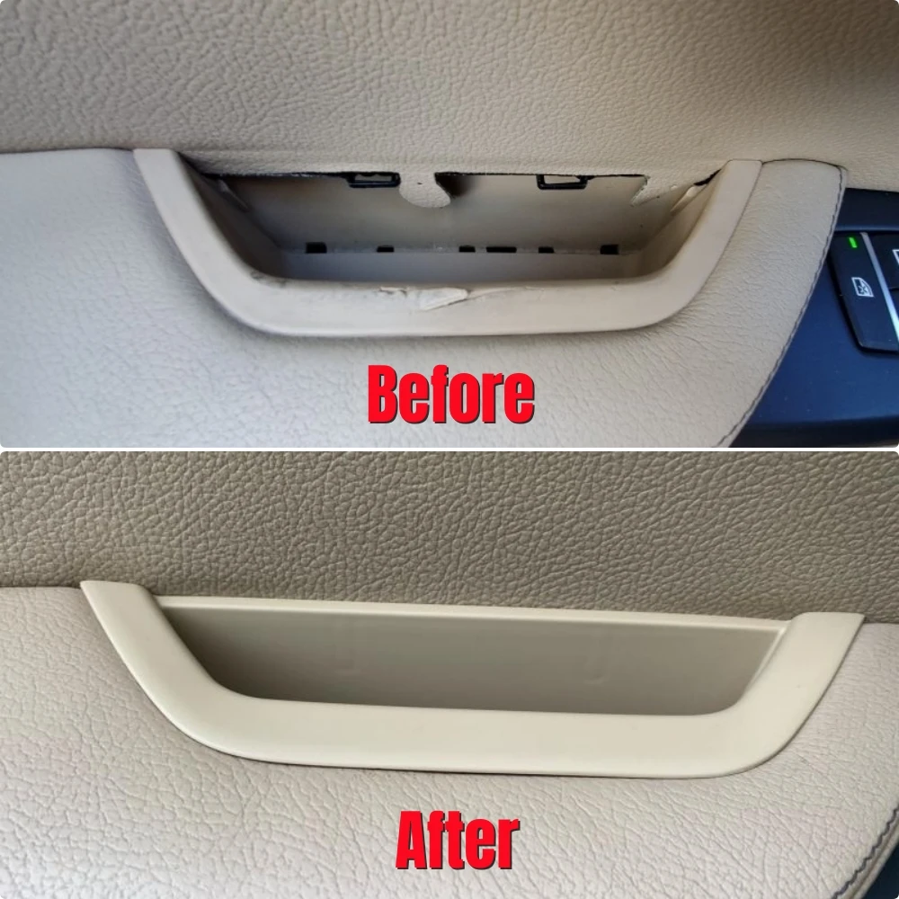 Manija de puerta de conductor Interior LHD RHD, reposabrazos, Panel de almacenamiento, cubierta de caja para BMW X3 X4 F25 F26 2011 2012 2013 2014