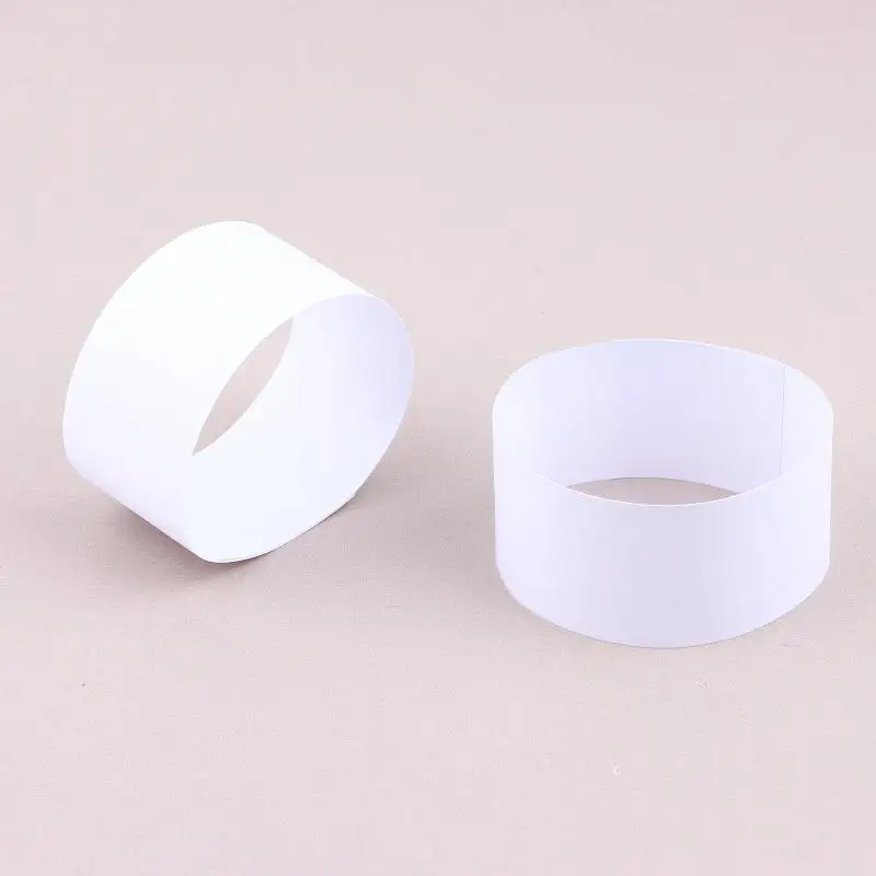 New 100pcs Money Bands Self-adhesive Tear Resistant Self Sealing Cash Straps Professional White Money Wrappers For Supermarkets