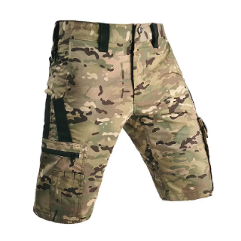 Tactical Shorts Summer Men's Comfortable Multi Pocket Work Pants Five Quarter Pants