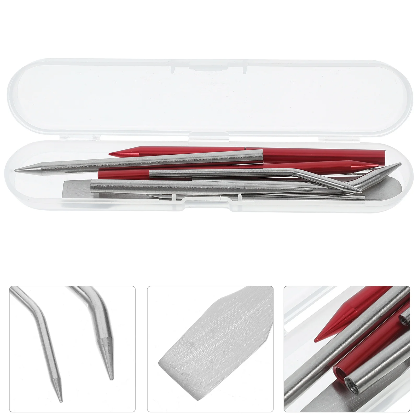 

Bracelet Making Kit 1set Paracord Lacing Needle Baseball Glove Weaving Tools DIY Stitching Lace Needle Craft Smoothing Device