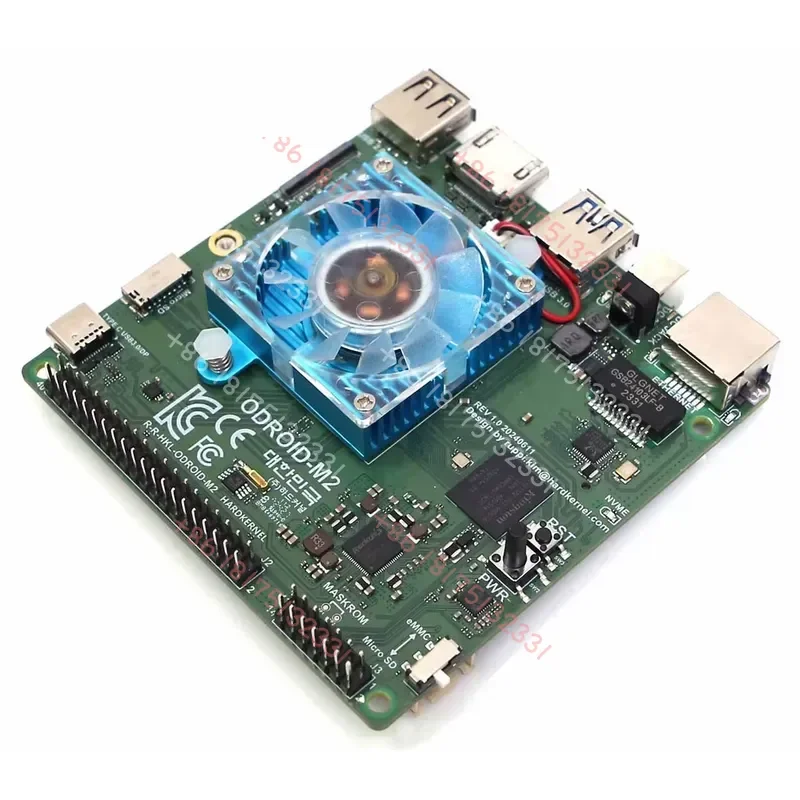 Chipboard ODROID-M2 Powered by Rockchip RK3588S2 Octa-core SoC Integrated 6 TOPS (INT8) NPU for AI/ML Tasks3 Faster Than M1
