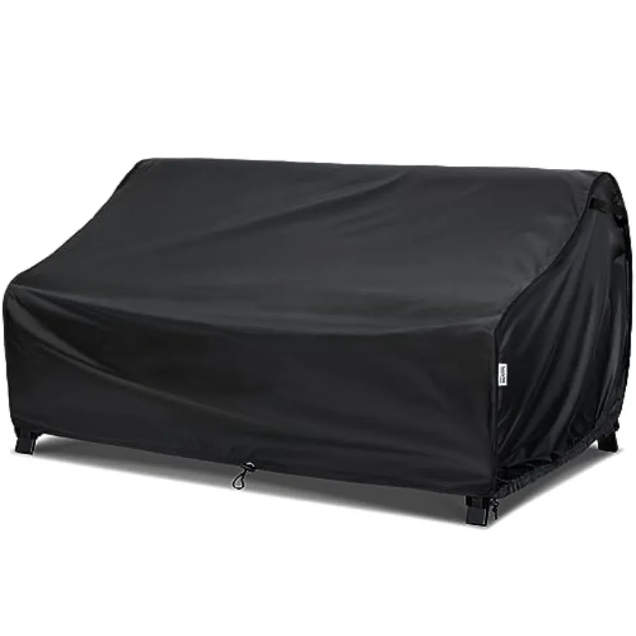 

Waterproof 88W×40D×33H Outdoor Sofa Cover - Heavy-Duty 3-Seater Patio Bench Protector Fits 86-88 Inch Furniture with Anti-Wind