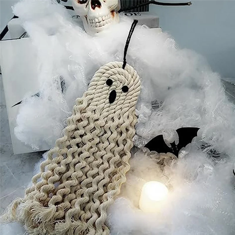 Halloween Scary Decorations,Halloween Hanging Ghost Hanging Skeleton Windsock Pendant for Patio Garden Spooky