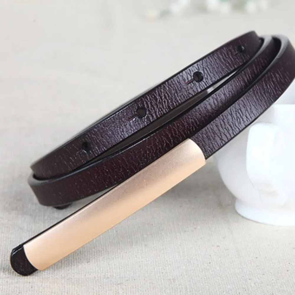 Luxury Design Genuine Leather Belt Waist Decoration Versatile Women Pin Buckle Waistband Trouser Dress Belts