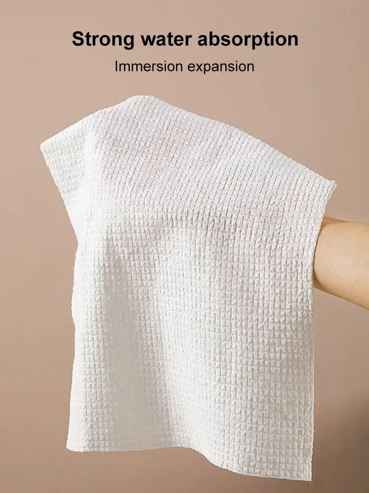 One-time compressed Towel Washcloth Thickens the Cotton Bath ToweITravel clean Face independent Packing Portable Face Towel