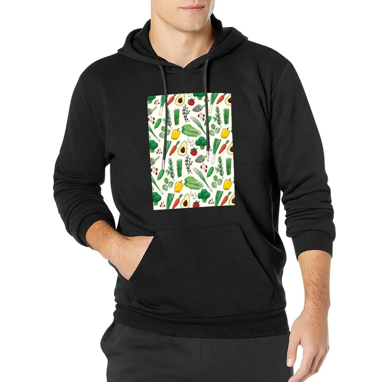 

Veggies Pullover Hoodie men's clothing tracksuits