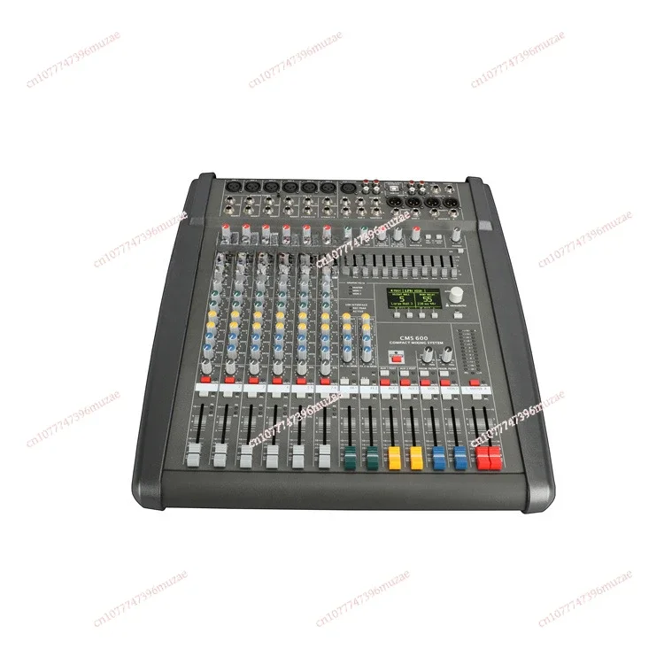 Professional 6-way Mixer 4 Mono + 2 Stereo Dual 99 Effects Mixer