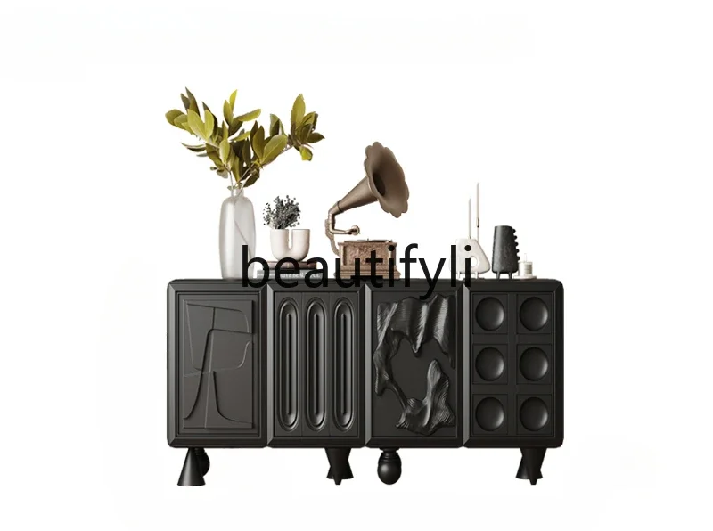 

Nordic retro style dining side cabinet Italian living room creative TV cabinet