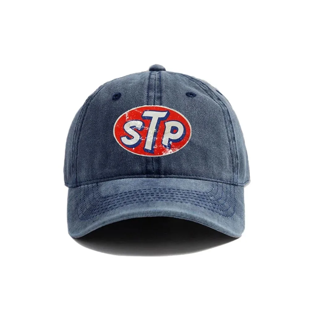 STP Baseball Caps Distressed Hats Dad Cap Men Women Retro Outdoor Sun Protection Casual and Versatile Hat Fashion