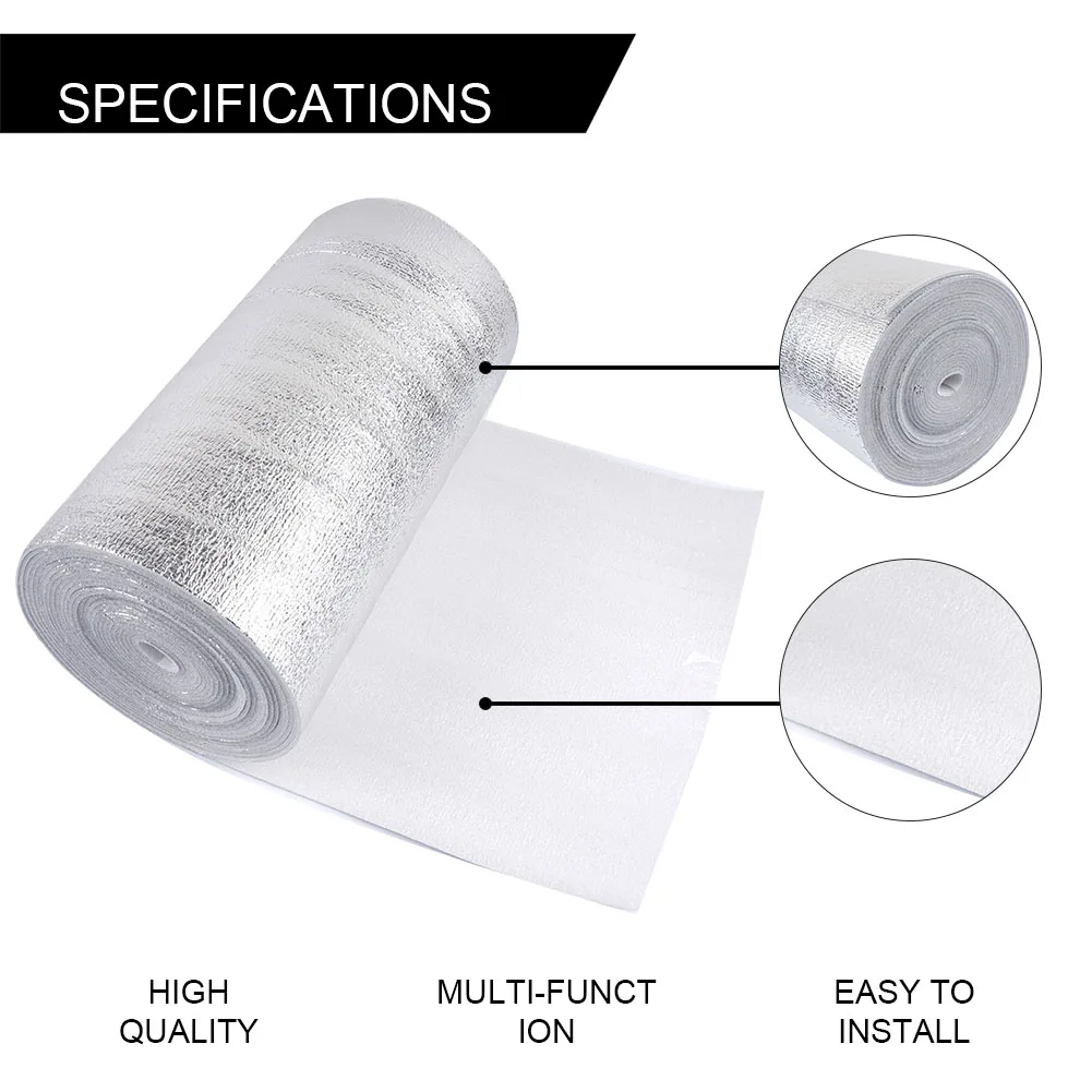 Wall Thermal Insulation Reflective Film Aluminum Foil Thermal Insulation Film Radiator Reflective Film Home Improvement