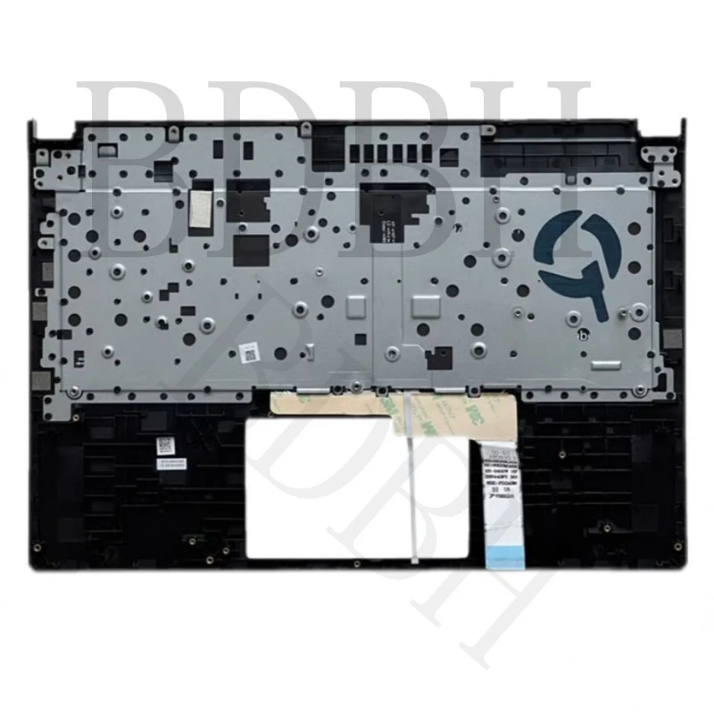 For MSI Cyborg 15 Air A12V MS-15K1 Upper Case Palmrest Cover US Layout Backlit Keyboard Replacement