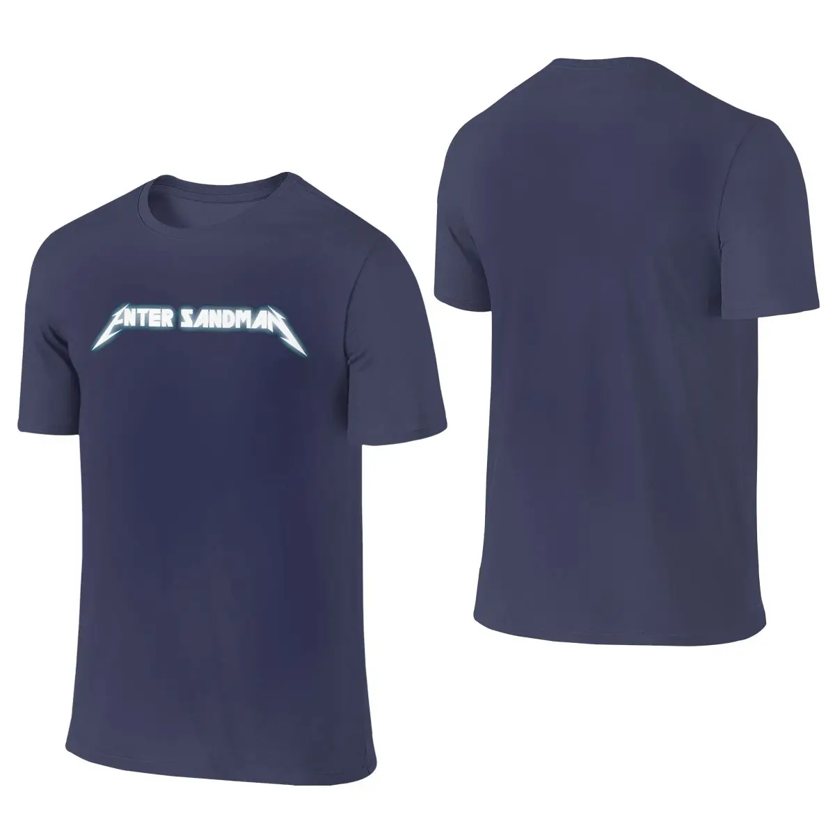 Enter Sandman (Metallica) Not Easy To Deform Reversible T-shirt Fresh Girlish Feeling   Shirt
