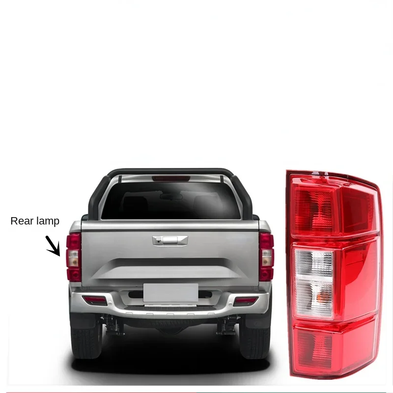 

For GWM Great Wall Wingle 7 2018 2019 2020 2021 2022 2023 Car Rear Bumper Tail Light Brake Stop Turning Signal Lamp With Bulb