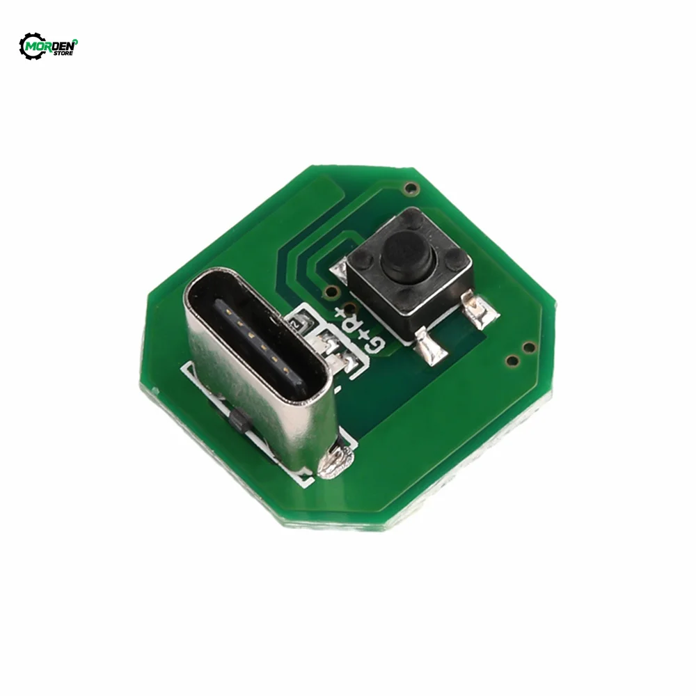 3.7-4.2V Type-c Charging Stepless Dimming Led Touch Small Night Lamp Flashlight Control Module