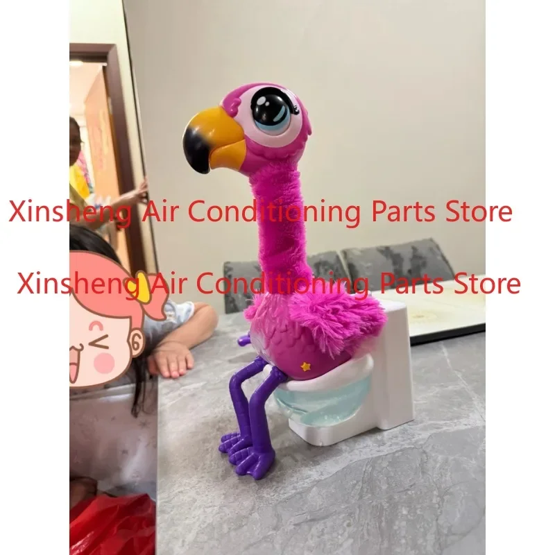 Flamingo who can sit and shit Internet celebrity explosion Electric animal sound toy