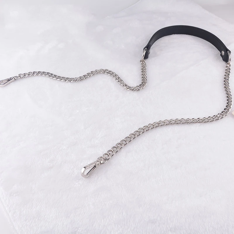 120 cm metalen tasketting vervanging PU lederen tassenriemen voor doe-het-zelf handtashandvatten schouderbanden accessoires tassen handvatten