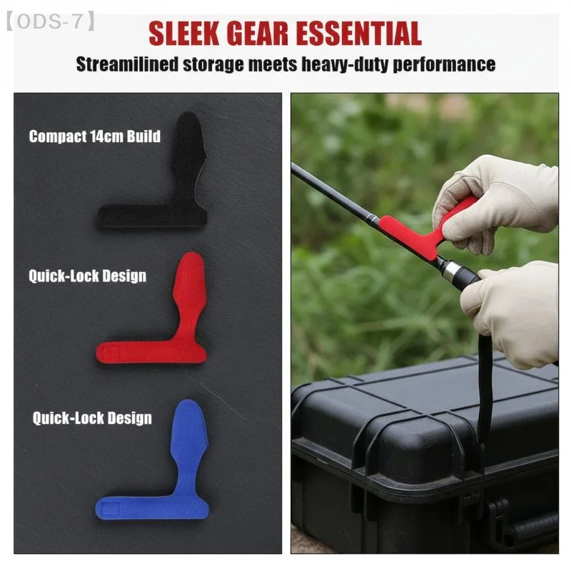 [ODS-7]Durable Fishing Rod Elastic Storage Straps Adjustable Anti-Scratch Rod Protectors for Outdoor Fishing Gift for Anglers