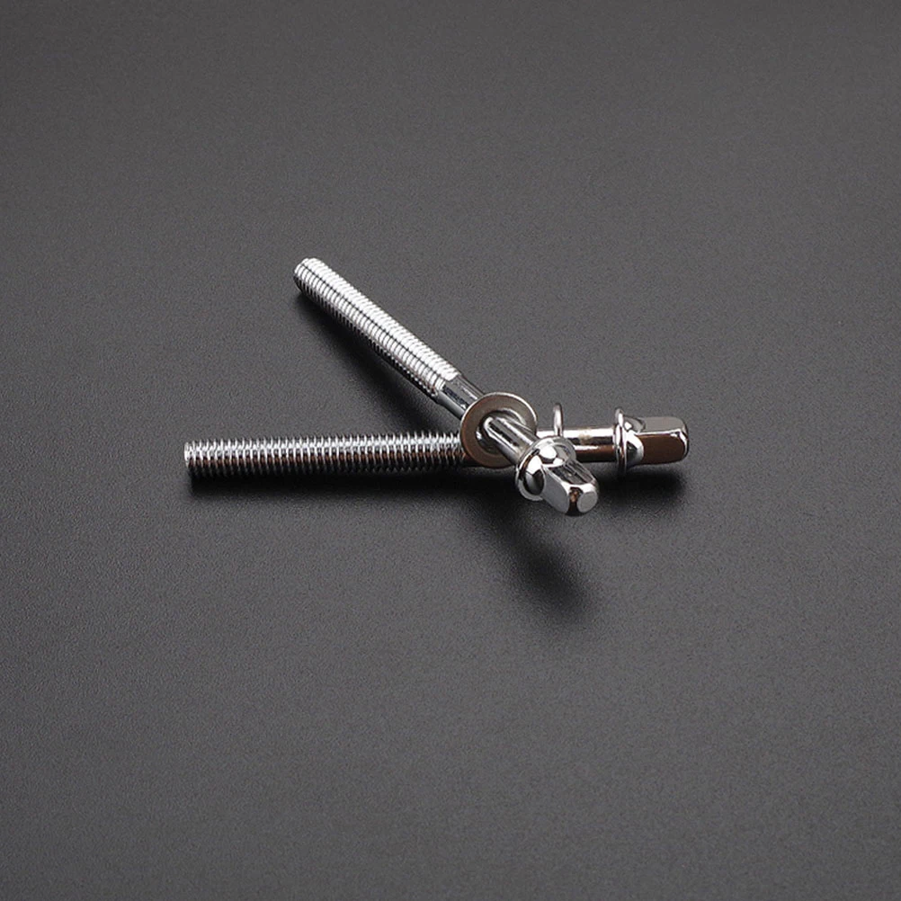 

6 Pcs Metal Snare Tension Lug 50mm Replacement Claw Screws Drum Repair Hardware for Snare Bass Drum Lugs