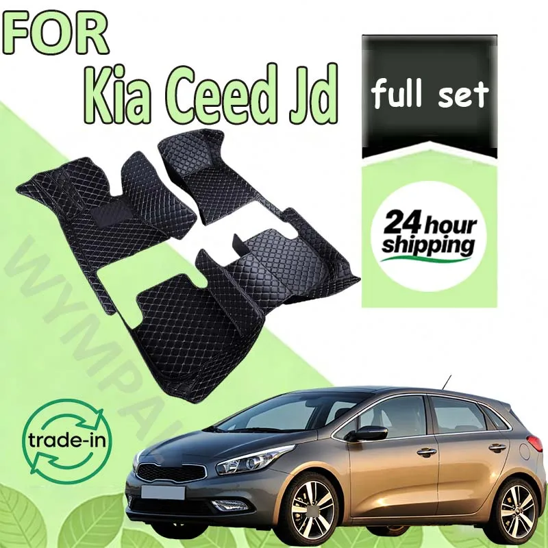 

Car Floor Mat For Kia Ceed Jd 2014 2015 2016 2017 2018 2019 2020 Man Non-Slip Luxury Woman Foot Pad Auto Interior Rugs Accessory