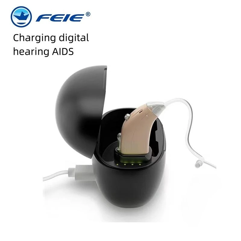 

2023 New Charging High-Power Earback Sound Amplifier Digital Intelligent Noise Reduction Hearing Aid For The Elderly Deafness