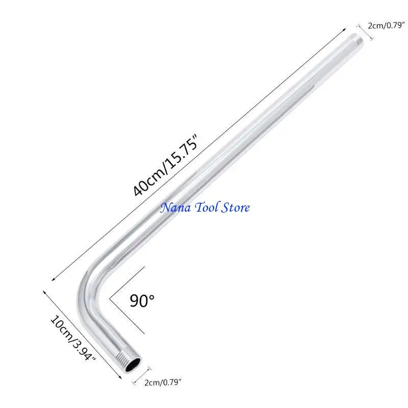 31GJ Thread 2 Stainless Steel Wall Mounted Tube Rainfall Shower for Head Arm Brack