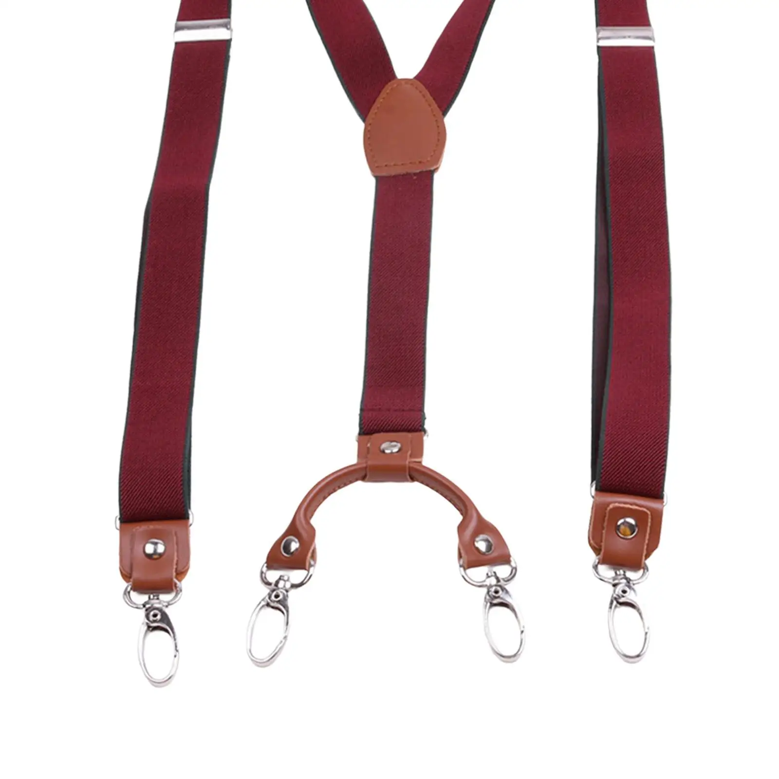 حمالات رجالي مرنة قابلة للتعديل على شكل حرف Y من الخلف شديدة التحمل لبنطلون الجينز والعمل #5