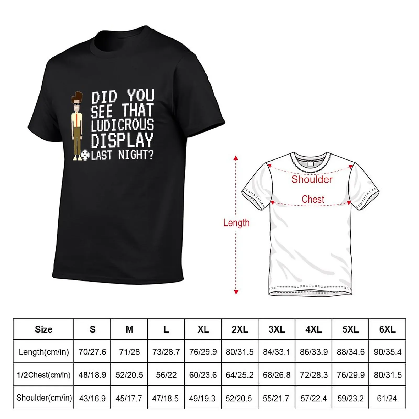 New IT Crowd - Did You See That Ludicrous Display Last Night? T-Shirt Short t-shirt t shirt man mens tall t shirts