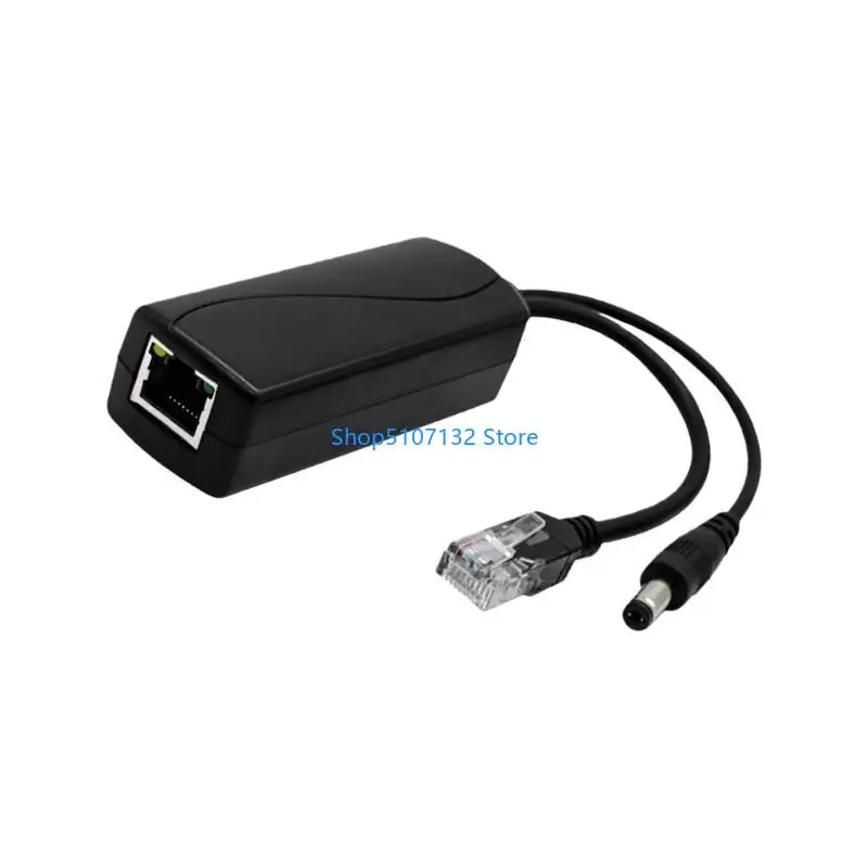 87HD Networking Cable Power Splitter 48V to 12V POE Splitter for Monitoring Devices