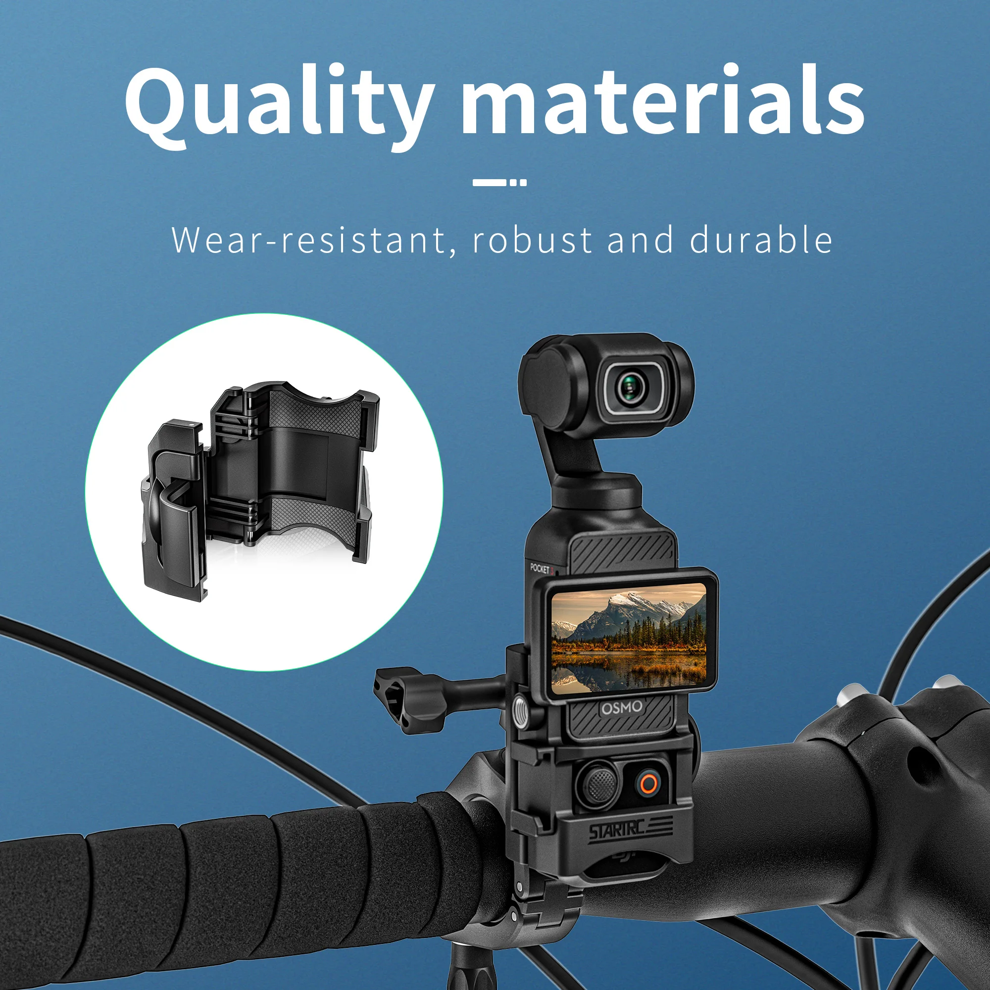 STARTRC For DJI Pocket 3 Adapter Expansion Mount Bracket Multifunctional Frame Holder Osmo Pocket 3 Sport Camera Accessories