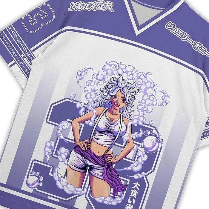 33 Jersey joyería de una pieza Bonney Anime Mecha Y2k Kpop béisbol Hockey camiseta moda Streetwear Anime diario Unisex Tops camisetas