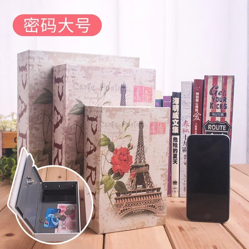 

Durable Password Simulation Book Safe Storage Box Creative Home Storage With Lock Savings Box Book Box