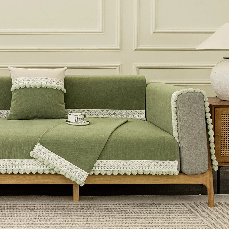 EIFLOY-Chic Sofa Cover Velvet, for Living Room,  2/3/4 Seater, Single Chair Furniture Protector, Leather Couch Slipcovers